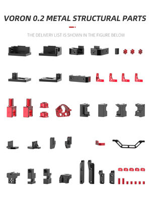 SIBOOR VORON 0.2 R1 3D Printer Kit WIth CNC Parts Version With Phaetus Dragon HF Hotend 3D Printer