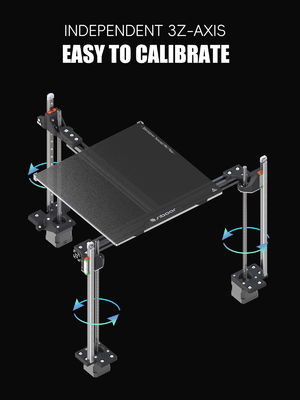 SIBOOR Voron Trident 3D Printer CNC Metal Structure 4AWD CoreXY & All HIWIN Rails