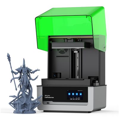 UniFormation GK3 PRO  LCD Printer 0.3'' LCD Photocuring Resin 3d Model Making Printer with Build-in Heating System & Odor Filter