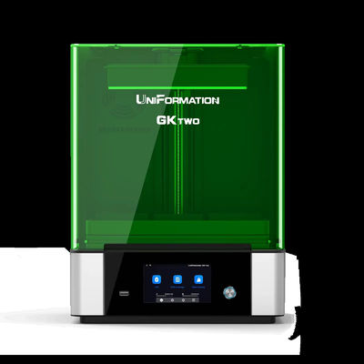 UniFormation GK2 LCD Printer 0.3'' LCD Photocuring Resin 3d Model Making Printer with Build-in Heating System & Odor Filter