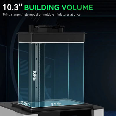 UniFormation GK2 LCD Printer 0.3'' LCD Photocuring Resin 3d Model Making Printer with Build-in Heating System & Odor Filter