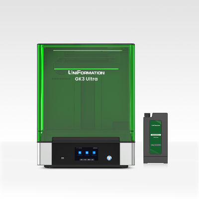 UniFormation GK3 Ultra LCD Printer0.3'' LCD Photocuring Resin 3d Model Making Printer with Build-in Heating System & Odor Filter