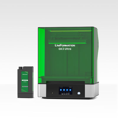 UniFormation GK3 Ultra LCD Printer0.3'' LCD Photocuring Resin 3d Model Making Printer with Build-in Heating System & Odor Filter