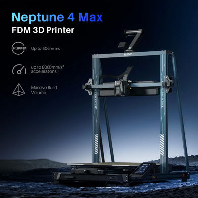 ELEGOO Neptune 4 Max Auto Leveling 420*420*480mm Printing Size FDM 3D Printer