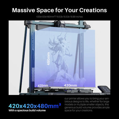 ELEGOO Neptune 4 Max Auto Leveling 420*420*480mm Printing Size FDM 3D Printer