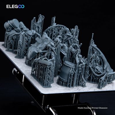 ELEGOO Jupiter Resin 3D Printer with 12.8" 6K Mono LCD Larger Print Volume 277.848 *156.264 * 300 mm for 3D Printing