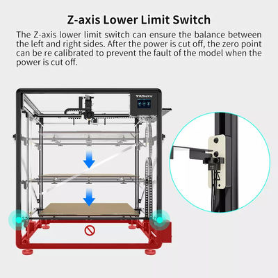 2022 New Tronxy VEHO 600 3d Printer Dual Z Axis with 600*600*600mm Print Size 3.5 Inch Colorful Touch Screen FDM 3d Printer