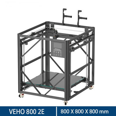 Antinsky Tronxy VEHO 800-2E 2-IN-1 FDM Large Format 3D Printer 800*800*800mm Huge Build Size Direct Drive Dual-axis Guide